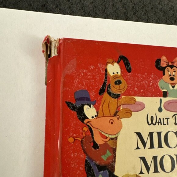 Vintage 1953 Walt Disney Mickey Mouse Birthday Book Golden C37 - Picture 2 of 9